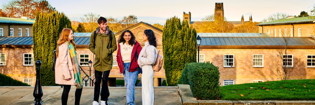 students in St Mary's grounds