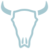 Icon image of a cow skull