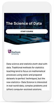 Screenshot of Data Science course