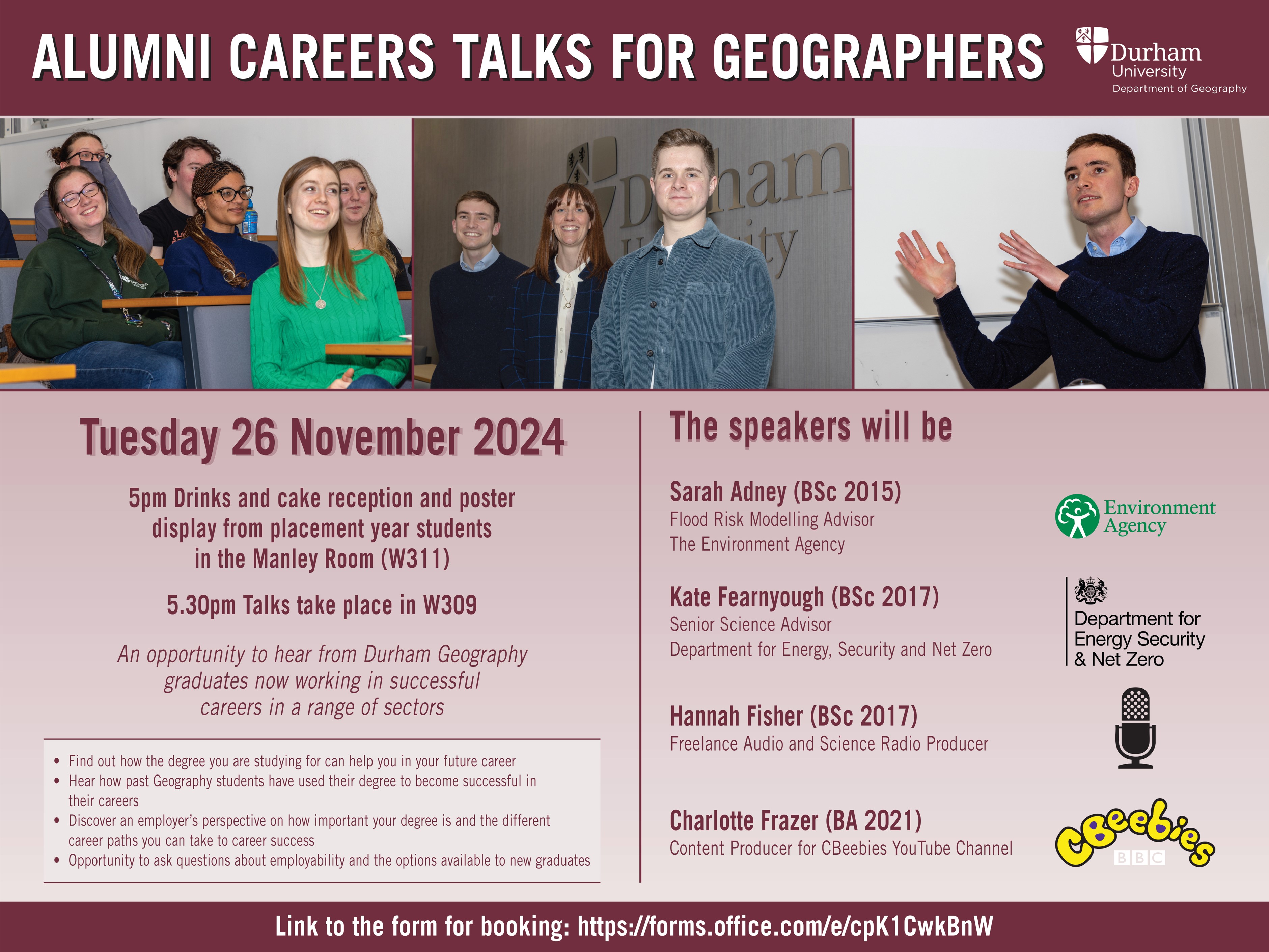 Alumni talks Geography 2024