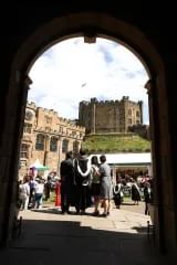 Graduation picture at the Castle