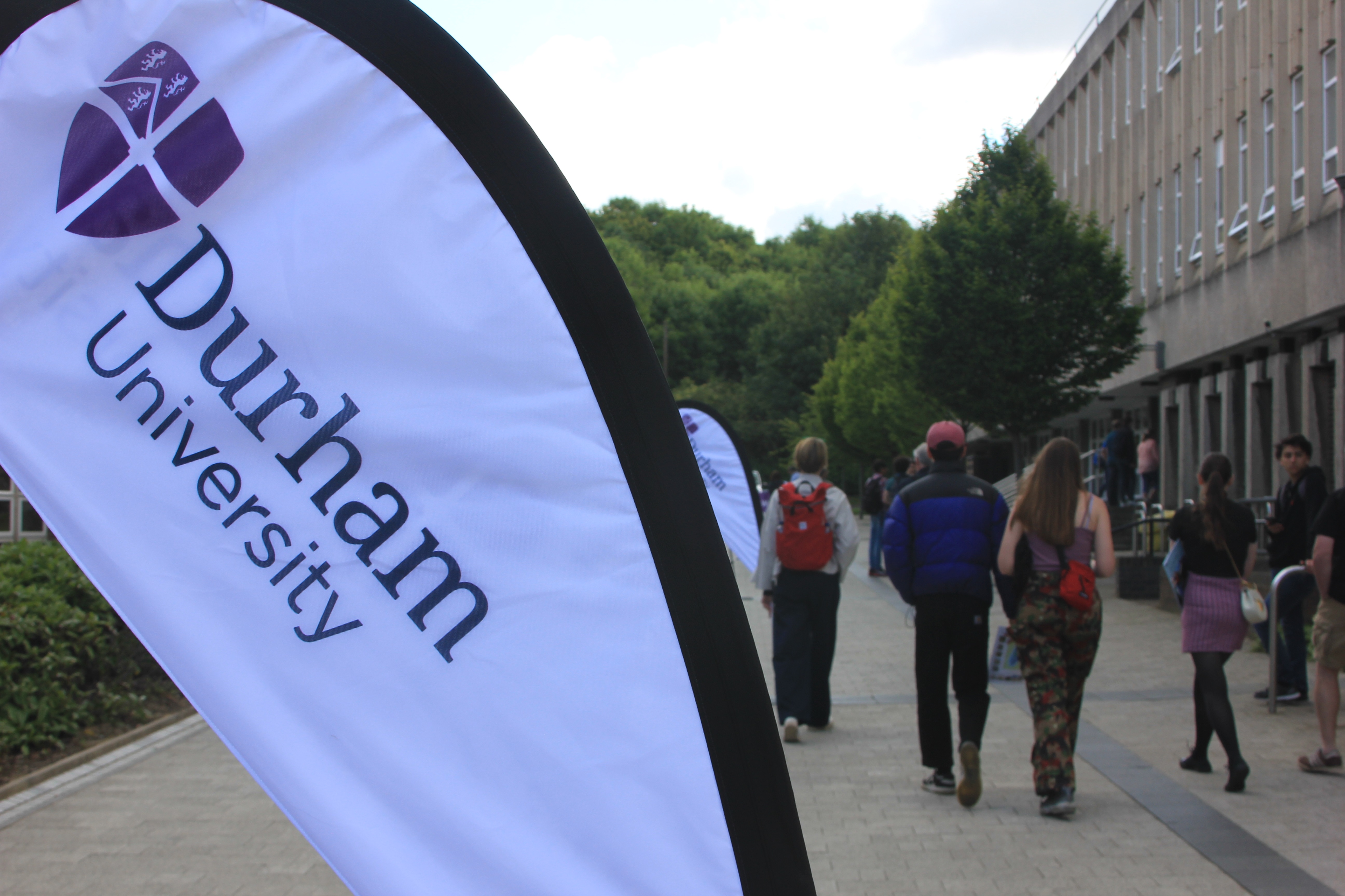 TA picture of the Durham University Open Day Flag