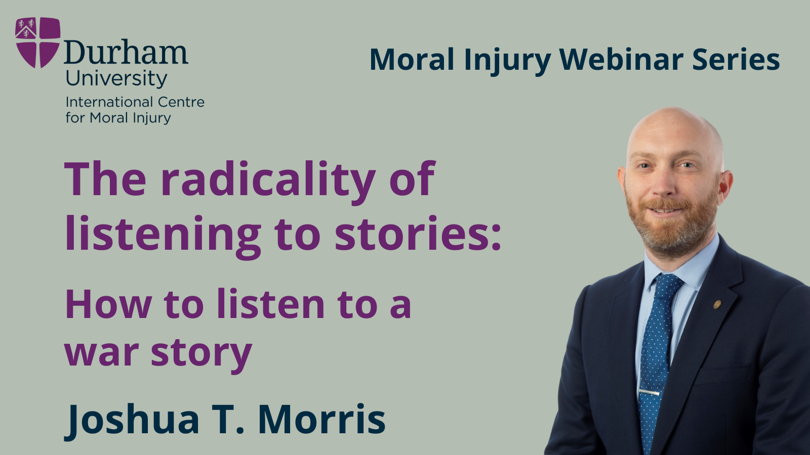 The radicality of listening to stories: How to listen to a war story, by Joshua T. Morris