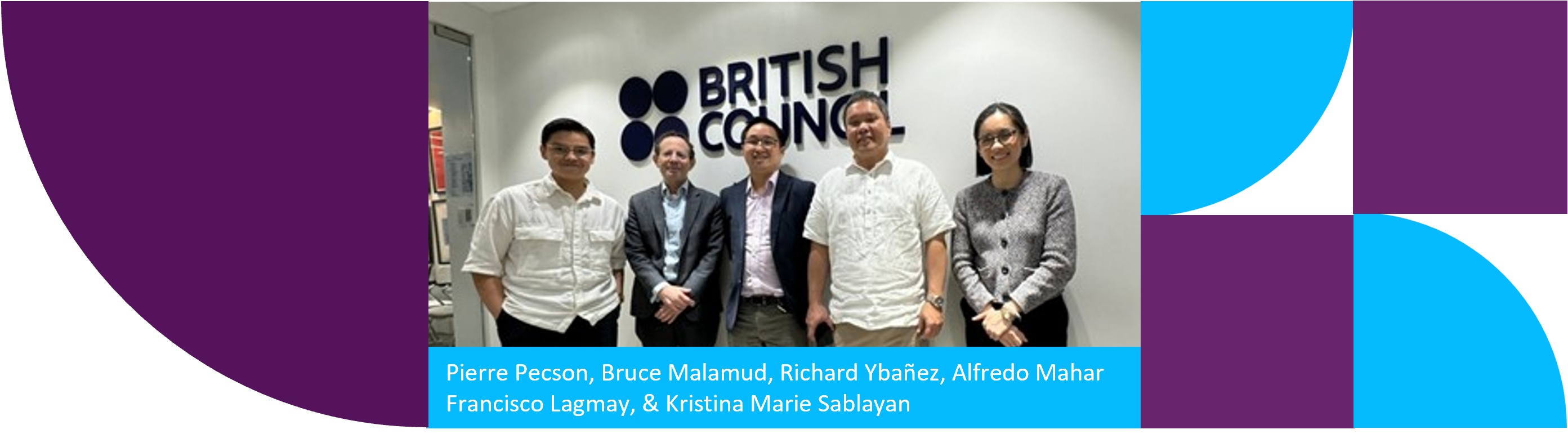 Pierre Pecson, Bruce Malamud, Richard Ybañez, Alfredo Mahar Francisco Lagmay, & Kristina Marie Sablayan