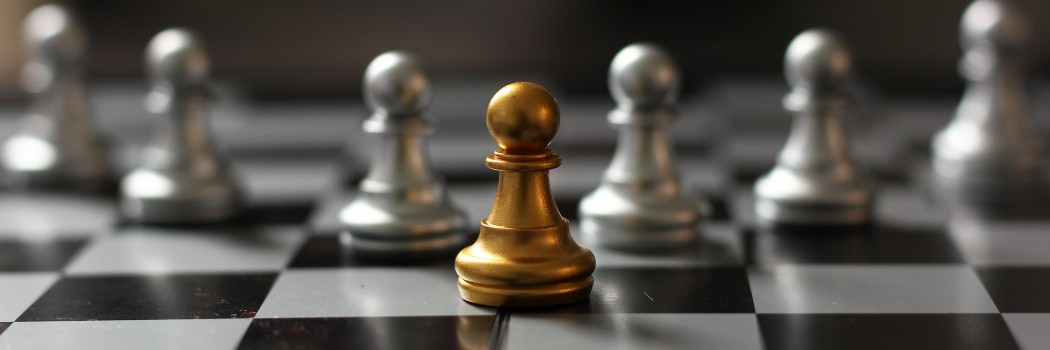leadership chess pawn background
