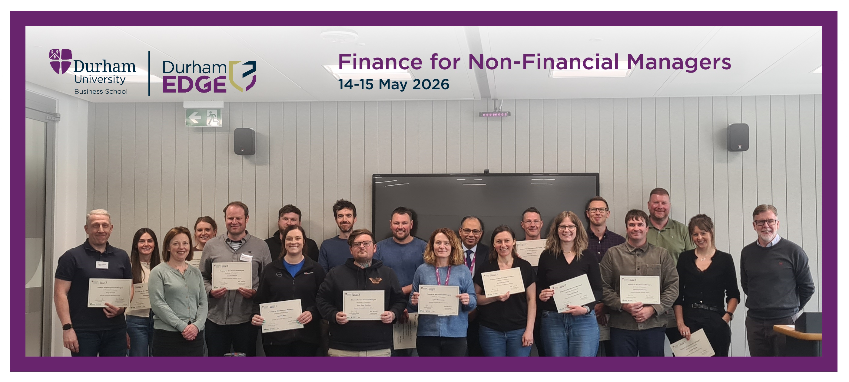 Group photo of short course participants