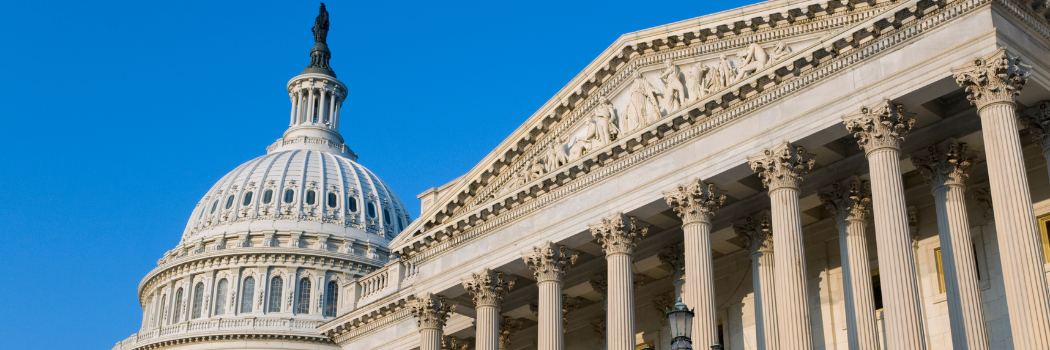 US Capitol Building on a sunny day