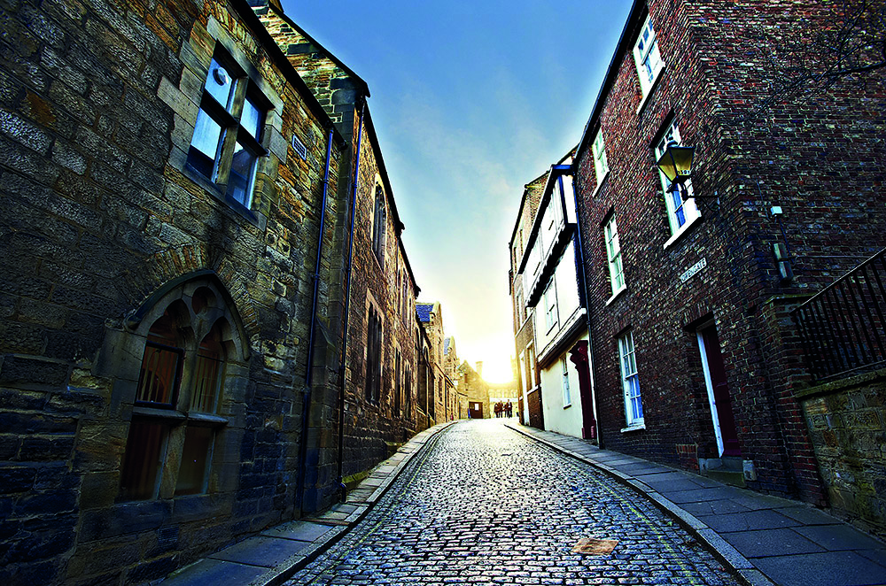 Cobbled street in Durham