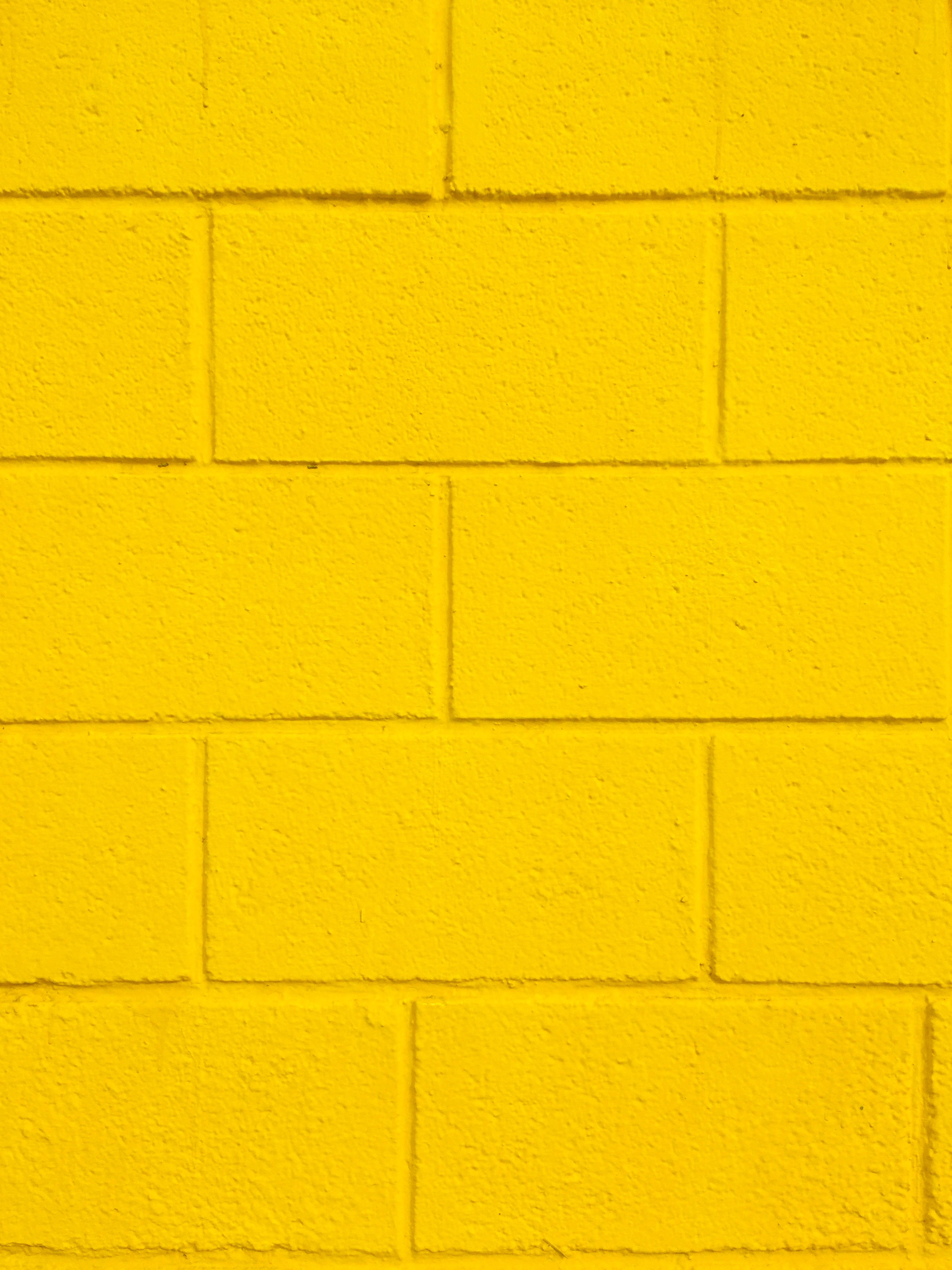 Yellow brick wall