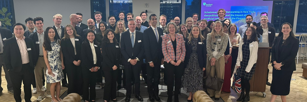 Alumni and staff gather at Durham event in New York