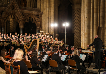 Music Durham performing concert in the cathedral