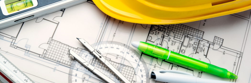 Building plans with planning equipment