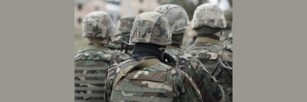 A group of soldiers in camouflage clothing