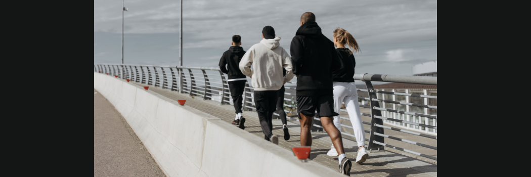 People jogging
