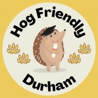 Hedgehog Friendly Durham graphic
