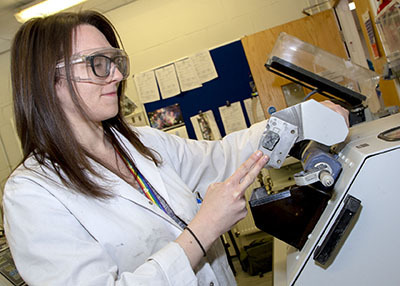 Female technician in lab