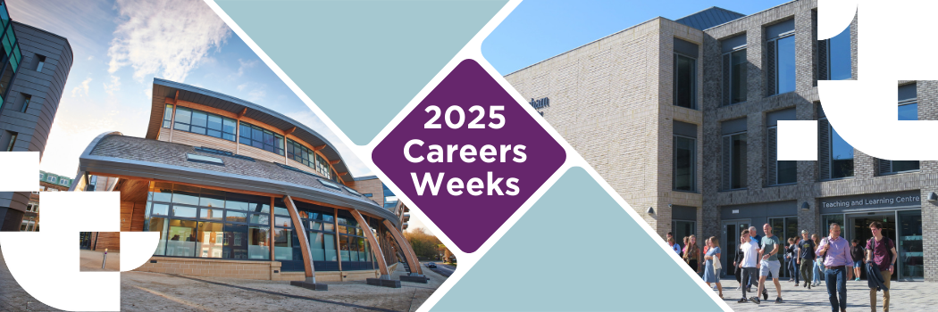 A graphic reading '2025 Careers Weeks'