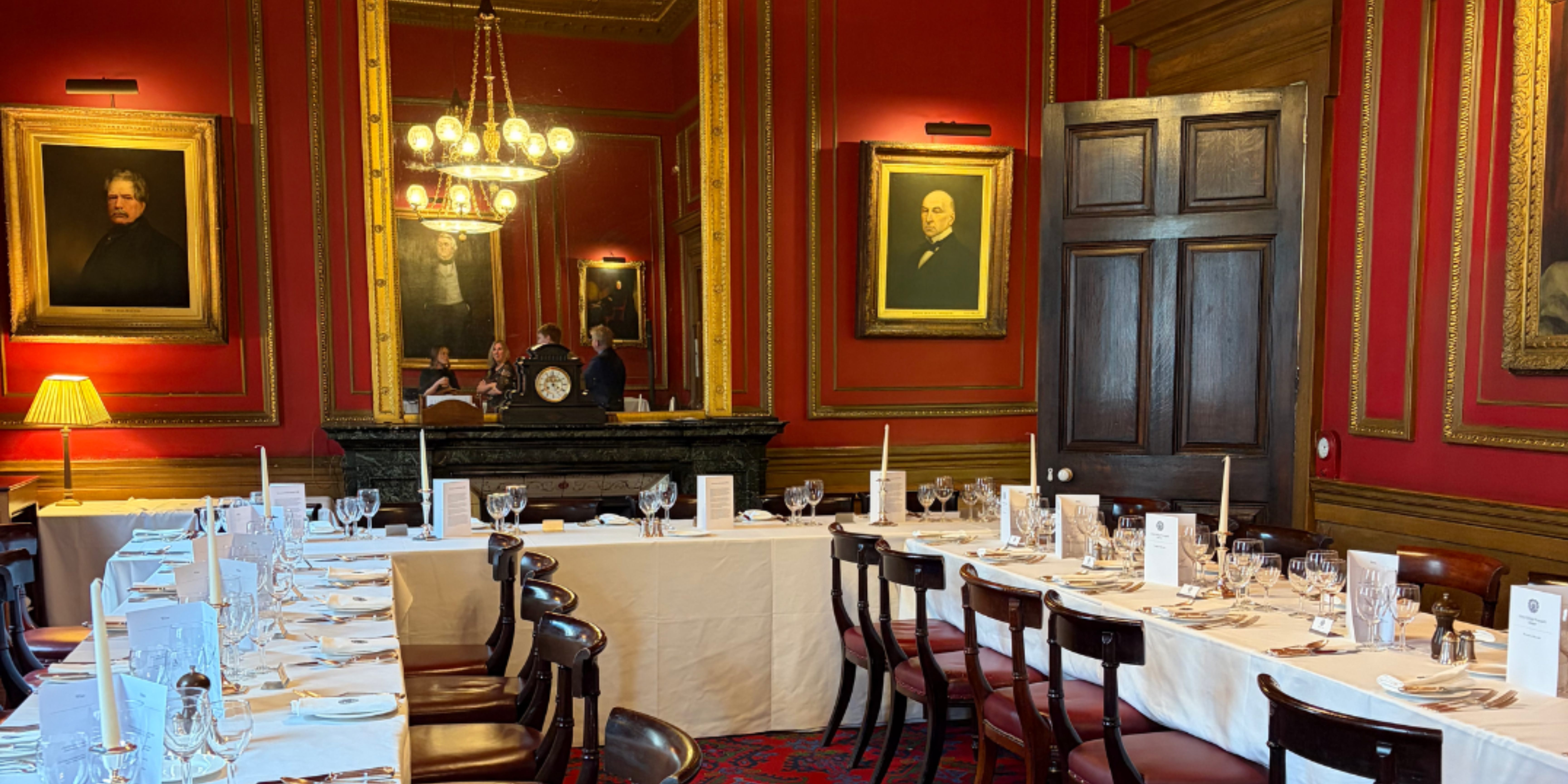 Interior of Stranger's Room in the Reform Club London