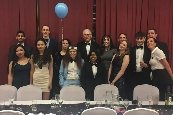 TStudents and staff at the South College Scholars Dinner