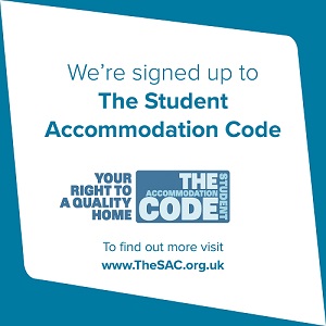 A certification that St John's College is signed up to the Student Accommodation Code.