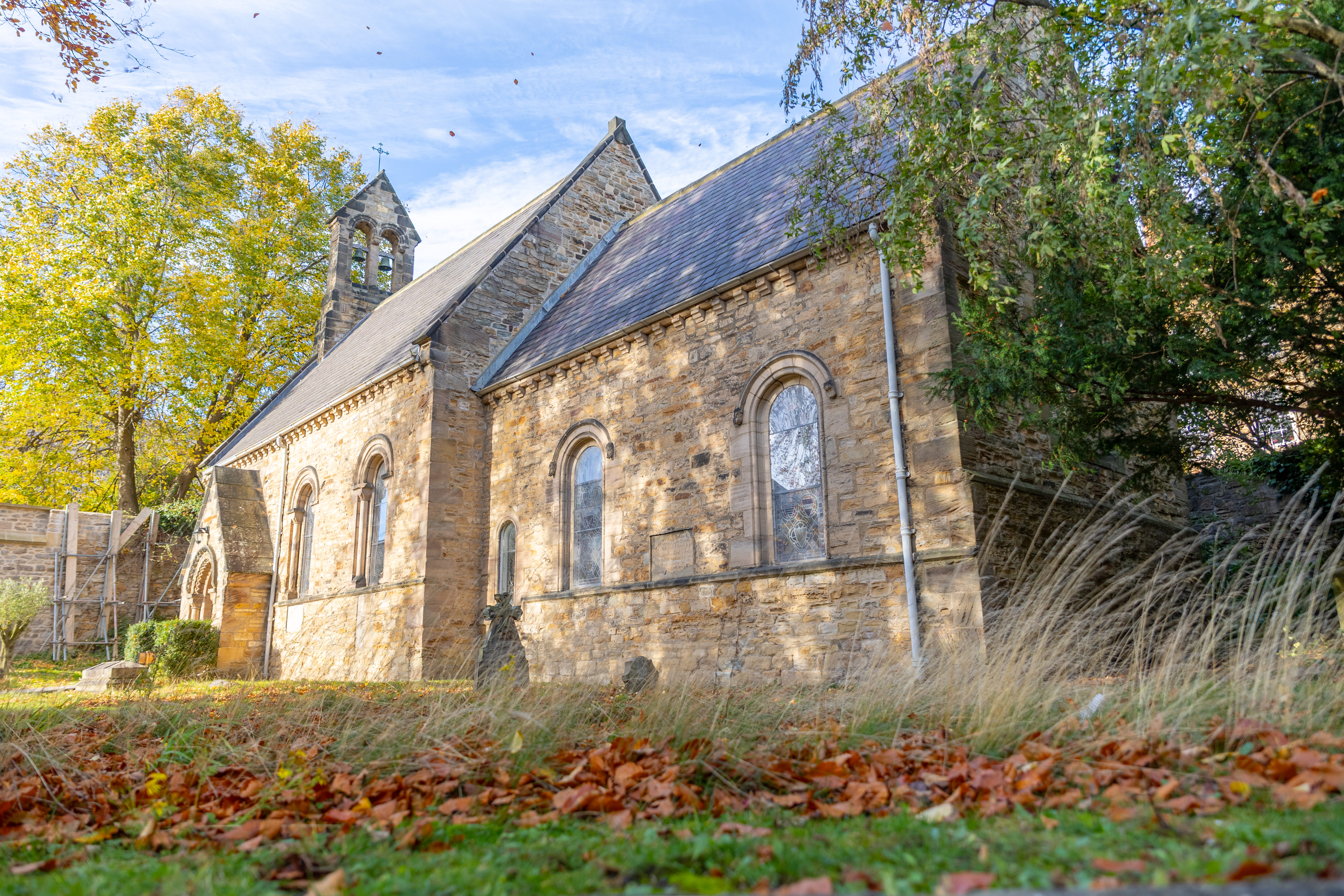 church in the sunshine