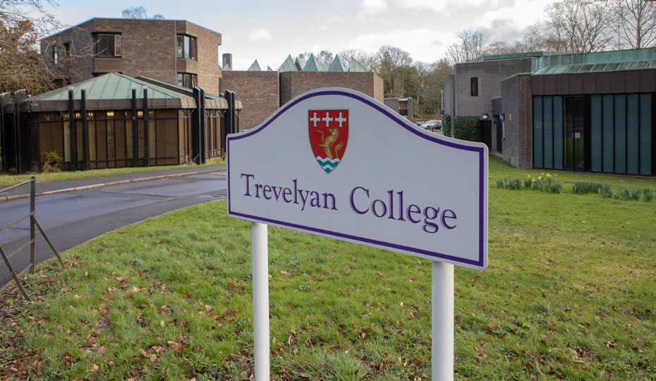 The entrance to Trevelyan College
