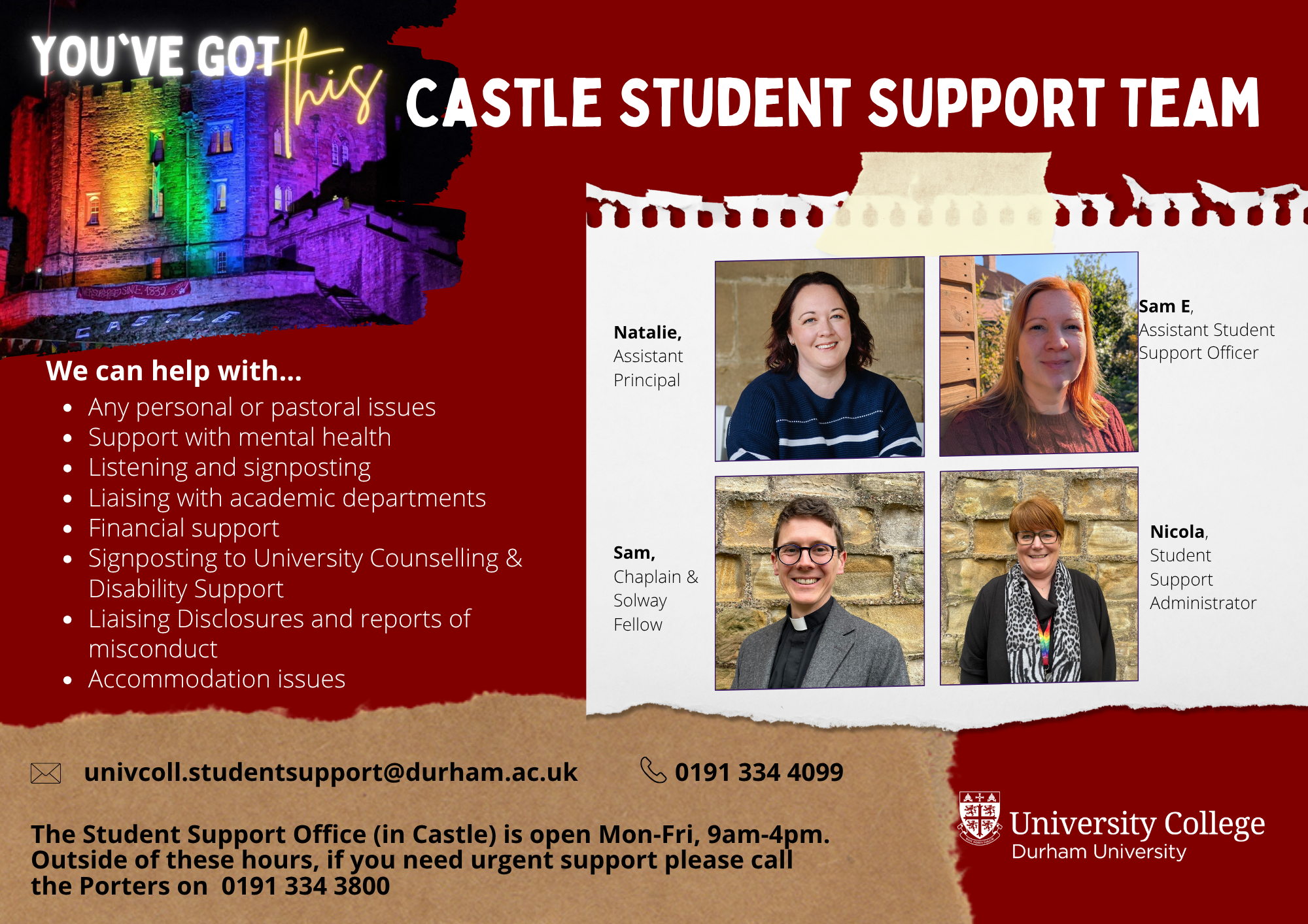 Student Support Staff