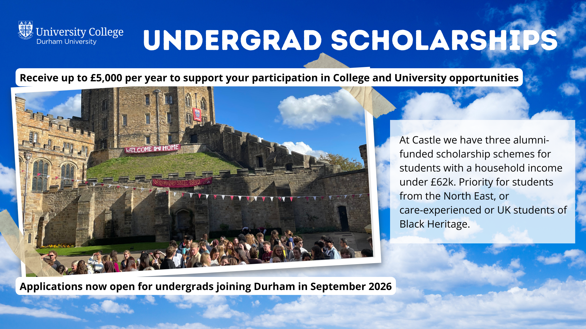 Castle undergrad scholarships