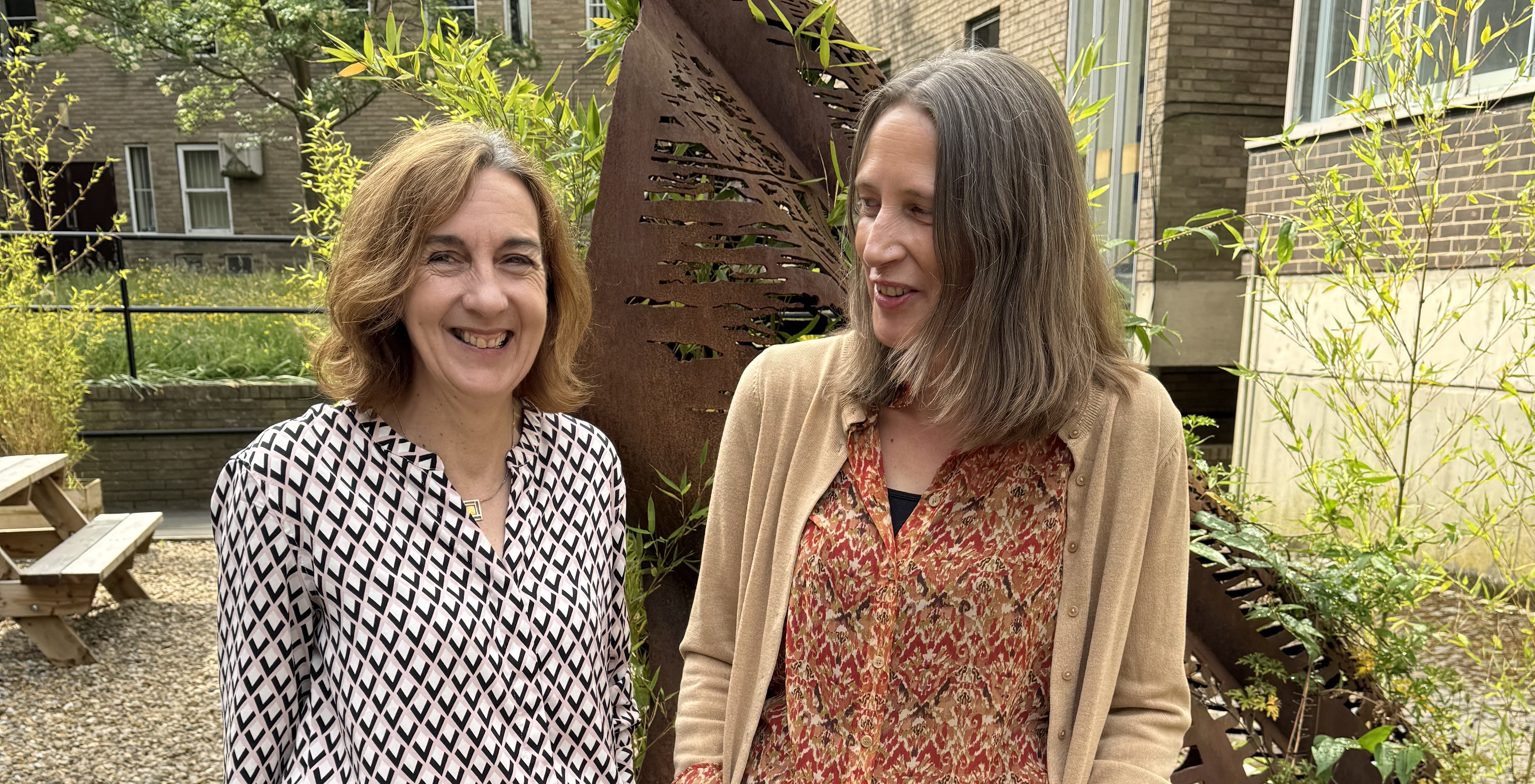 Celebrating Silver Success - The core project team behind the Faculty’s Athena Swan Silver Award: Professor Janet Stewart, Executive Dean (left); Professor Alexandra Harrington, Deputy Executive Dean (People and Workplace Culture) and Professor in Russian Studies; and Tyra Sandford, Faculty Coordinator (not pictured).
