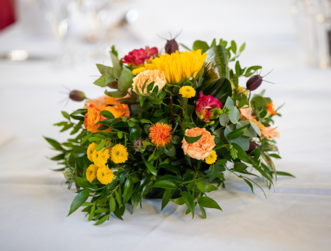 Alumni Event Table Flowers