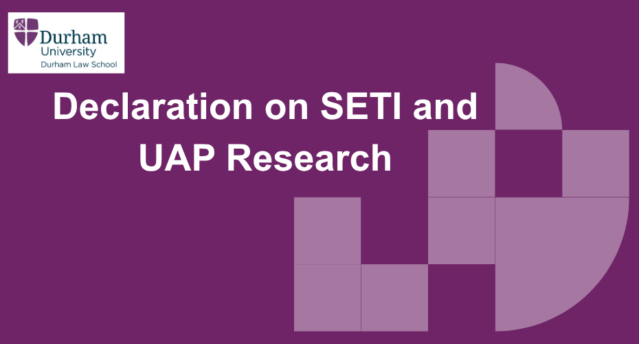 Declaration on SETI and UAP Research COVER IMAGE