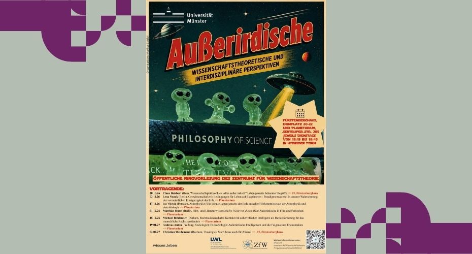 Professor Bohlander to speak on the challenges of contact with extraterrestrial intelligence for human legal thinking at the Centre for Philosophy of Science at Münster University, Germany