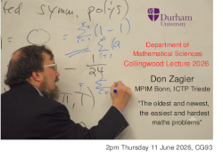 Poster for the 2026 Collingwood Lecture