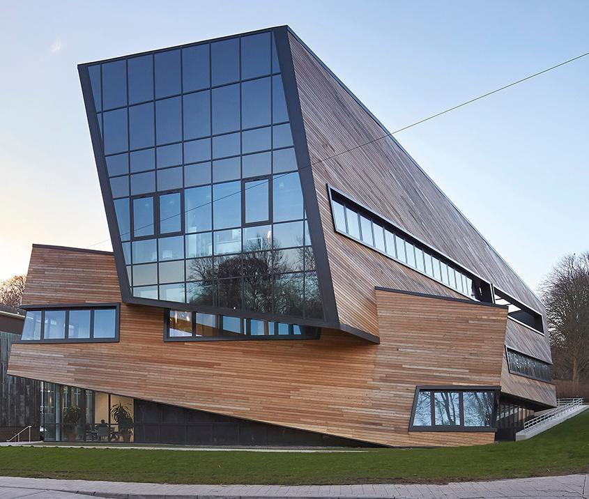 Front of the new Ogden Centre West in daylight