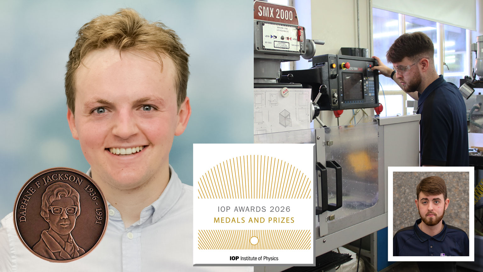 Will Yeadon and Nikky Joyce receive IOP awards