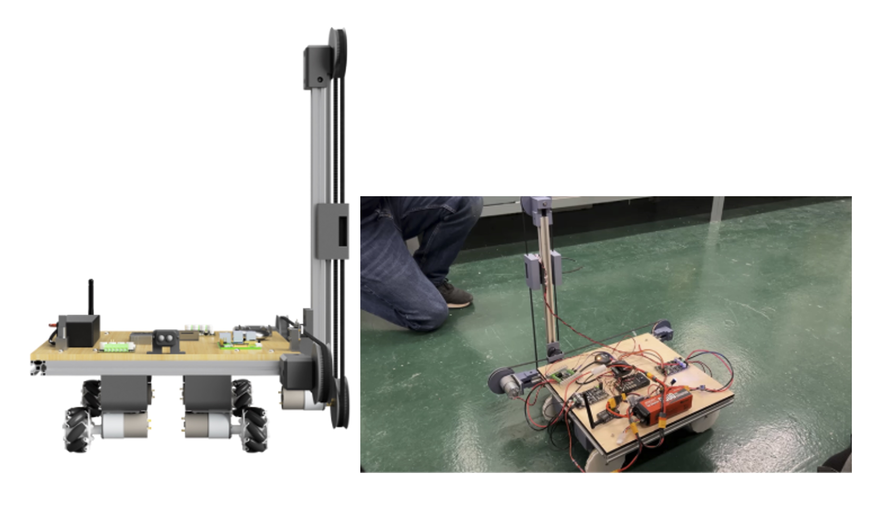 Images of a Level 3 design project with the Engineering dept, using Coltraco sensors