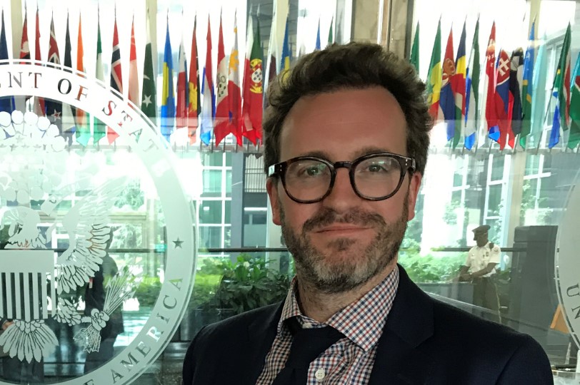 Man with glass and beard