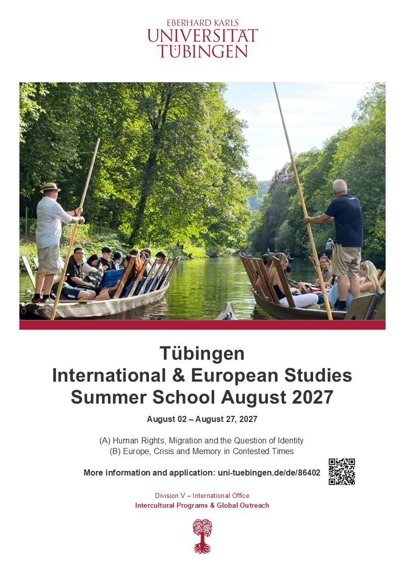 Tübingen Summer School Poster