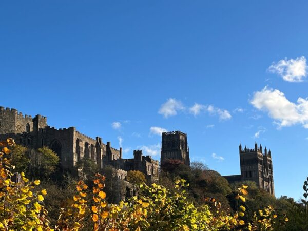 Durham Castle and Durham Cathedral in the sun