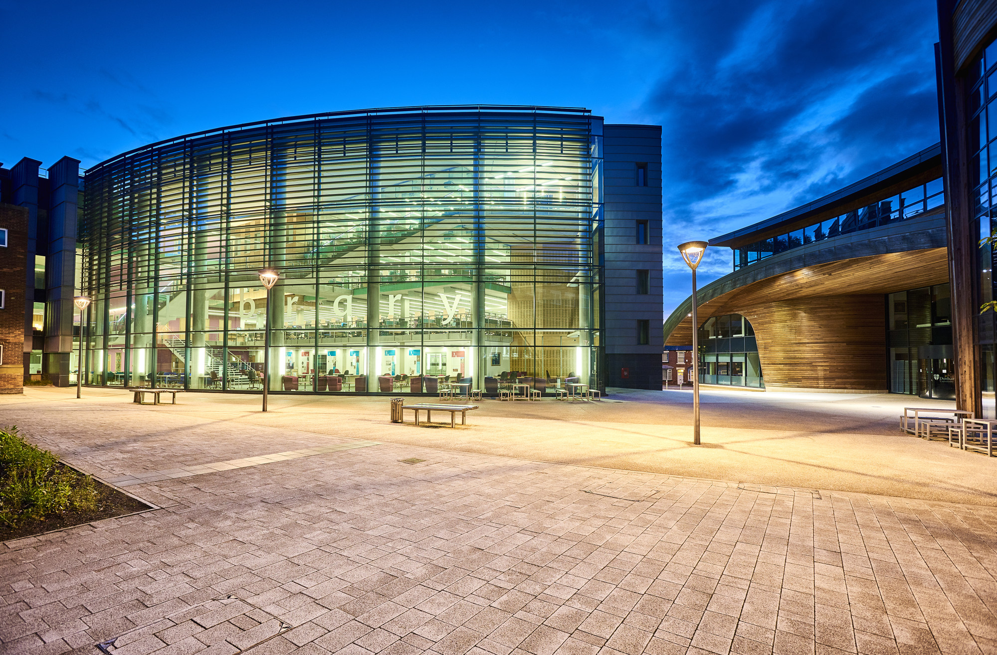 Bill Bryson Library at night