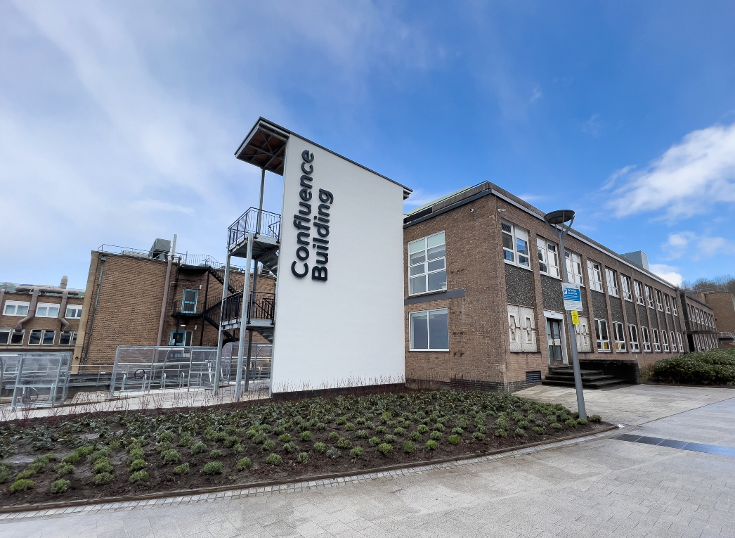 External photo of Confluence Building