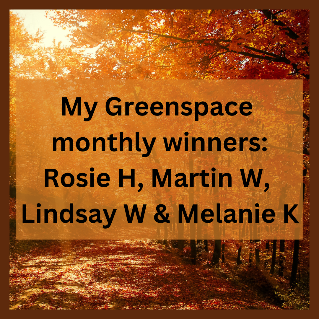 My Greenspace app monthly winners September 2024