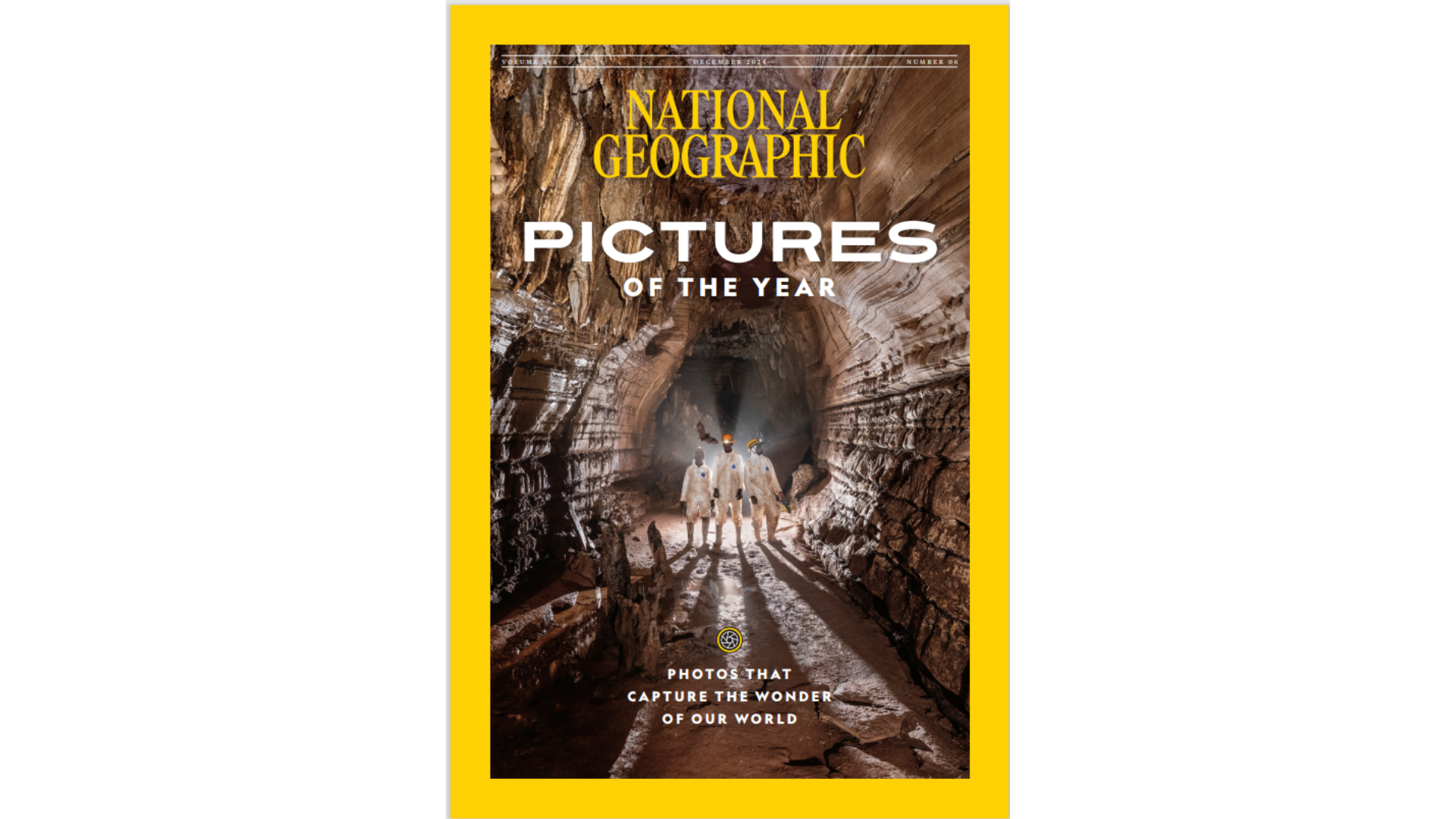 National Geographic magazine cover for December in larger format