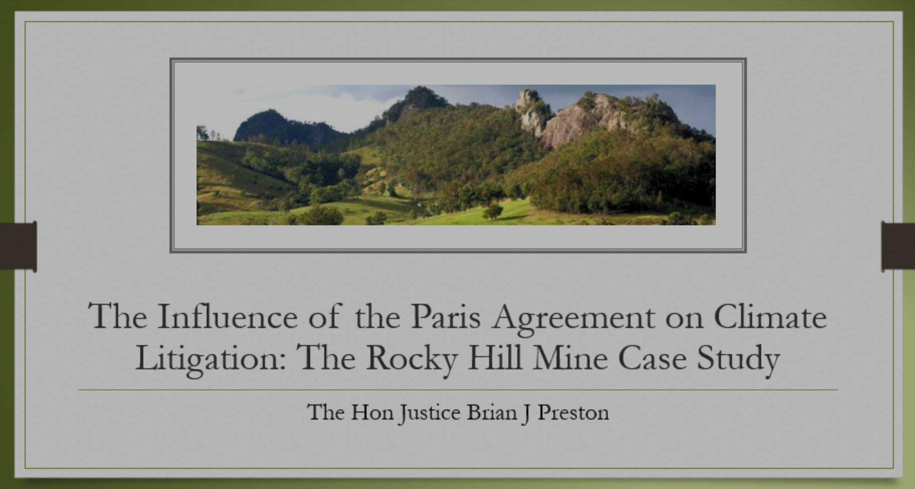 The Influence of the Paris Agreement on Climate Litigation