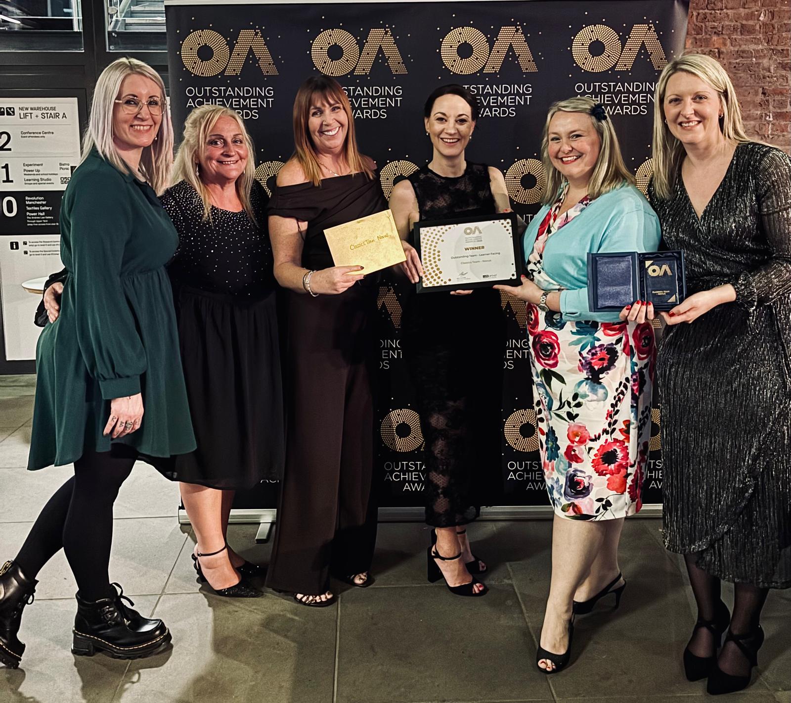Staff at Outstanding Achievement Awards