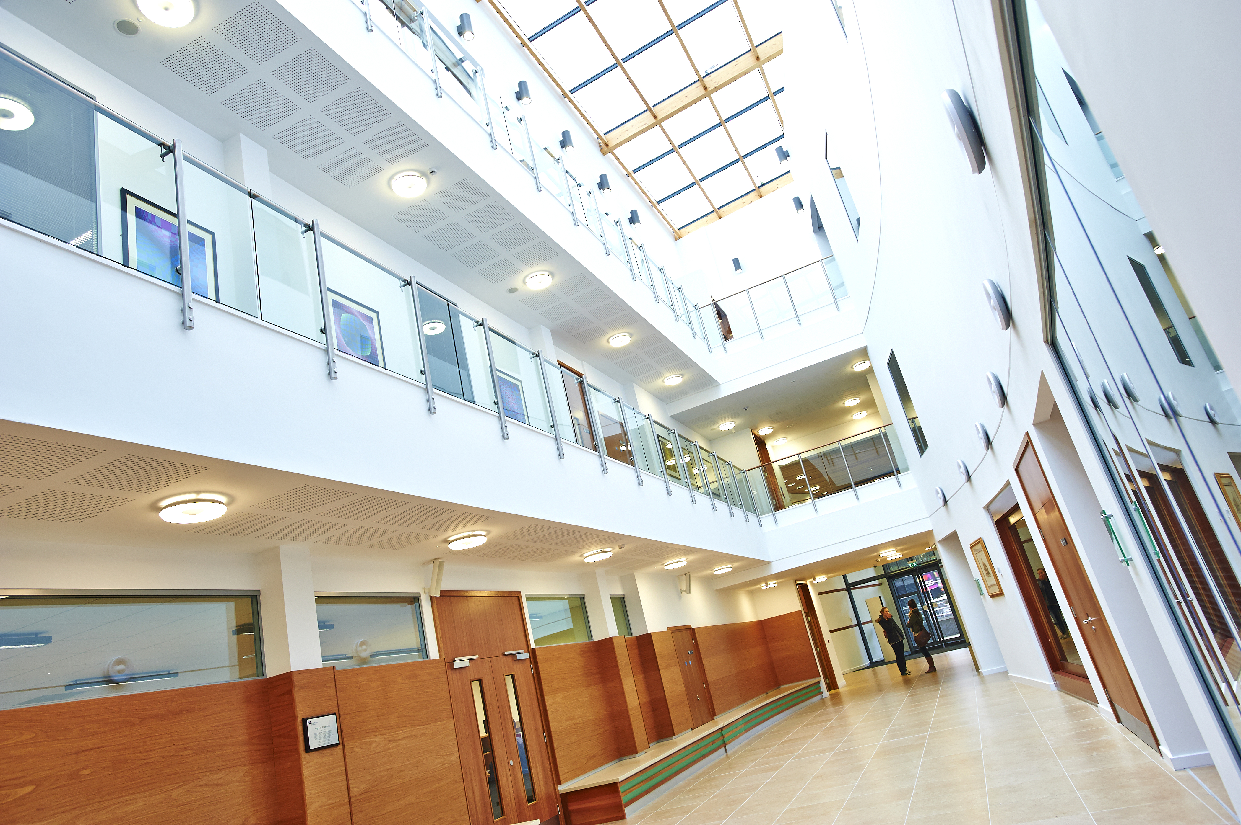 A quiet corridor in the Palatine Centre
