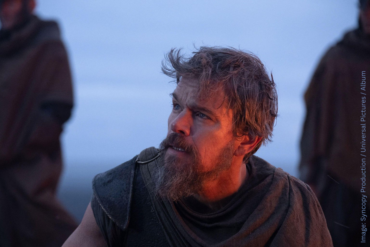 Matt Damon as Odysseus in Christopher Nolan's 2026 film The Odyssey