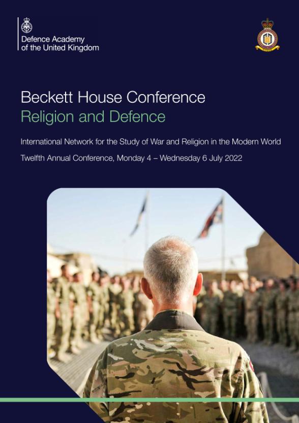 Poster for the Religion and Defence: The Beckett House Conference Call for Papers