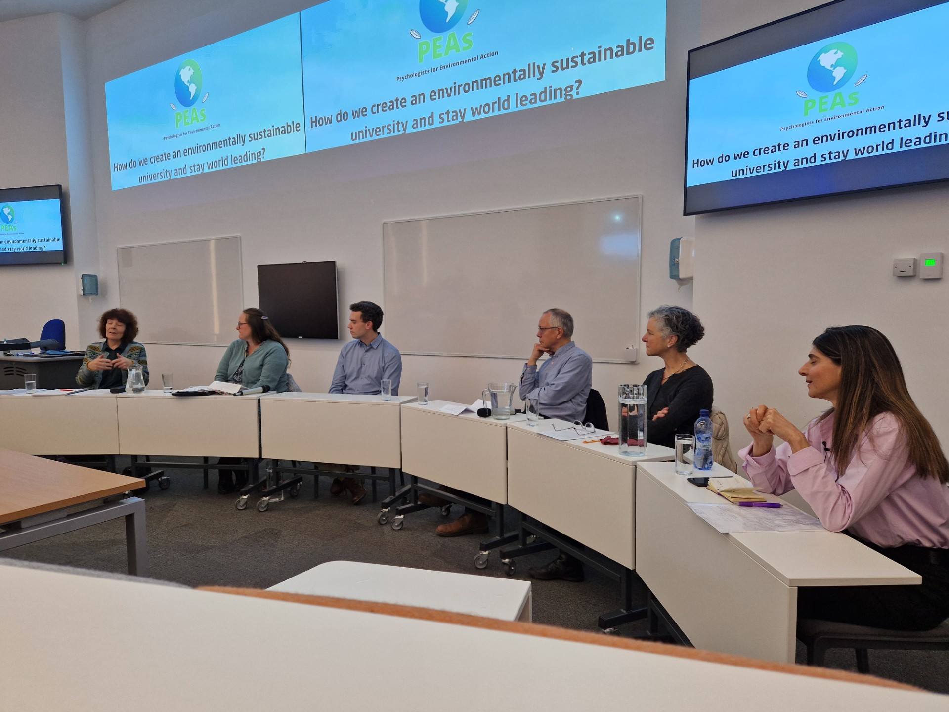 People on an event panel.