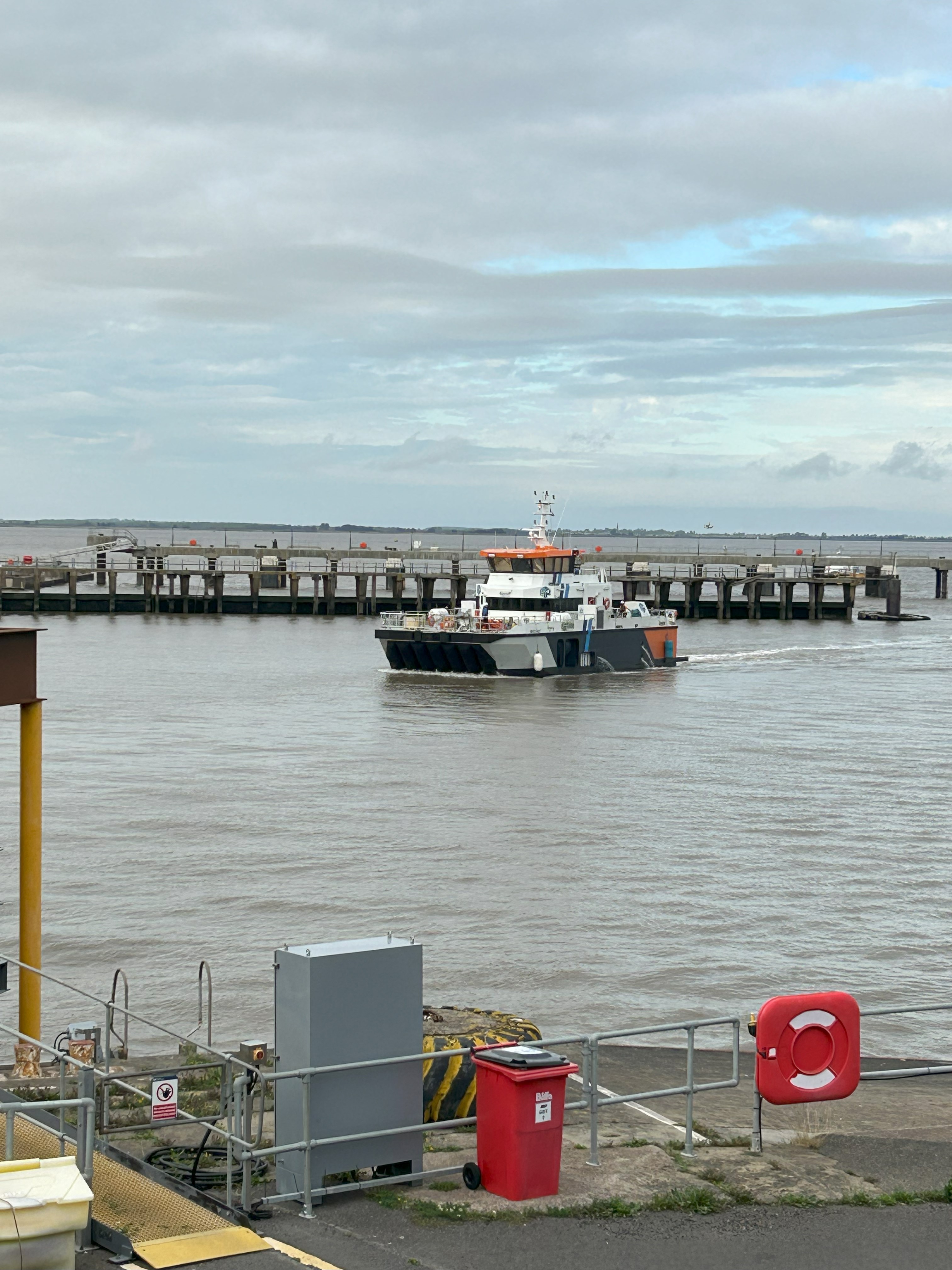 View from Grimsby docks